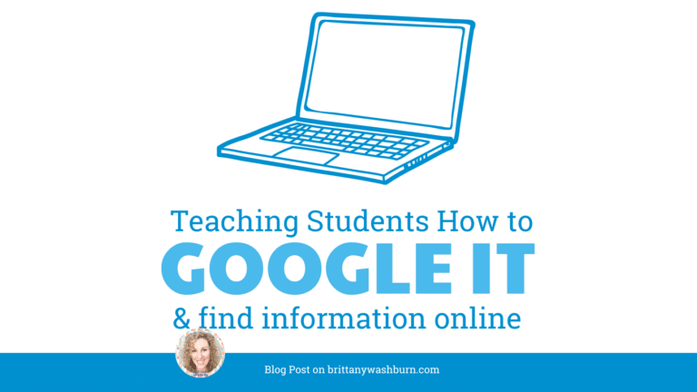 Teaching Students how to “Google It” to Learn Online Research Skills