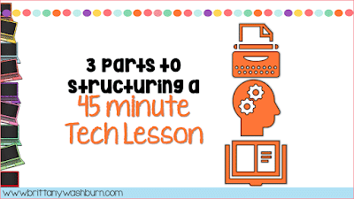 3 Parts to Structuring a 45 Minute Technology Lesson