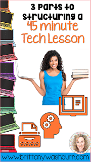 3 Parts to Structuring a 45 Minute Technology Lesson