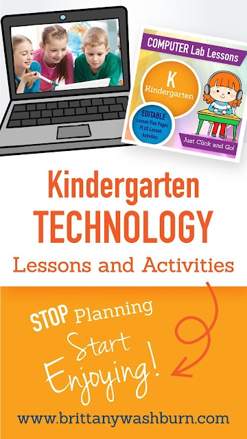 40+ Kindergarten technology lesson plans and activities for the entire school year that will make a great supplement to your technology curriculum. These lesson plans and activities will save you so much time coming up with what to do during your computer lab time.