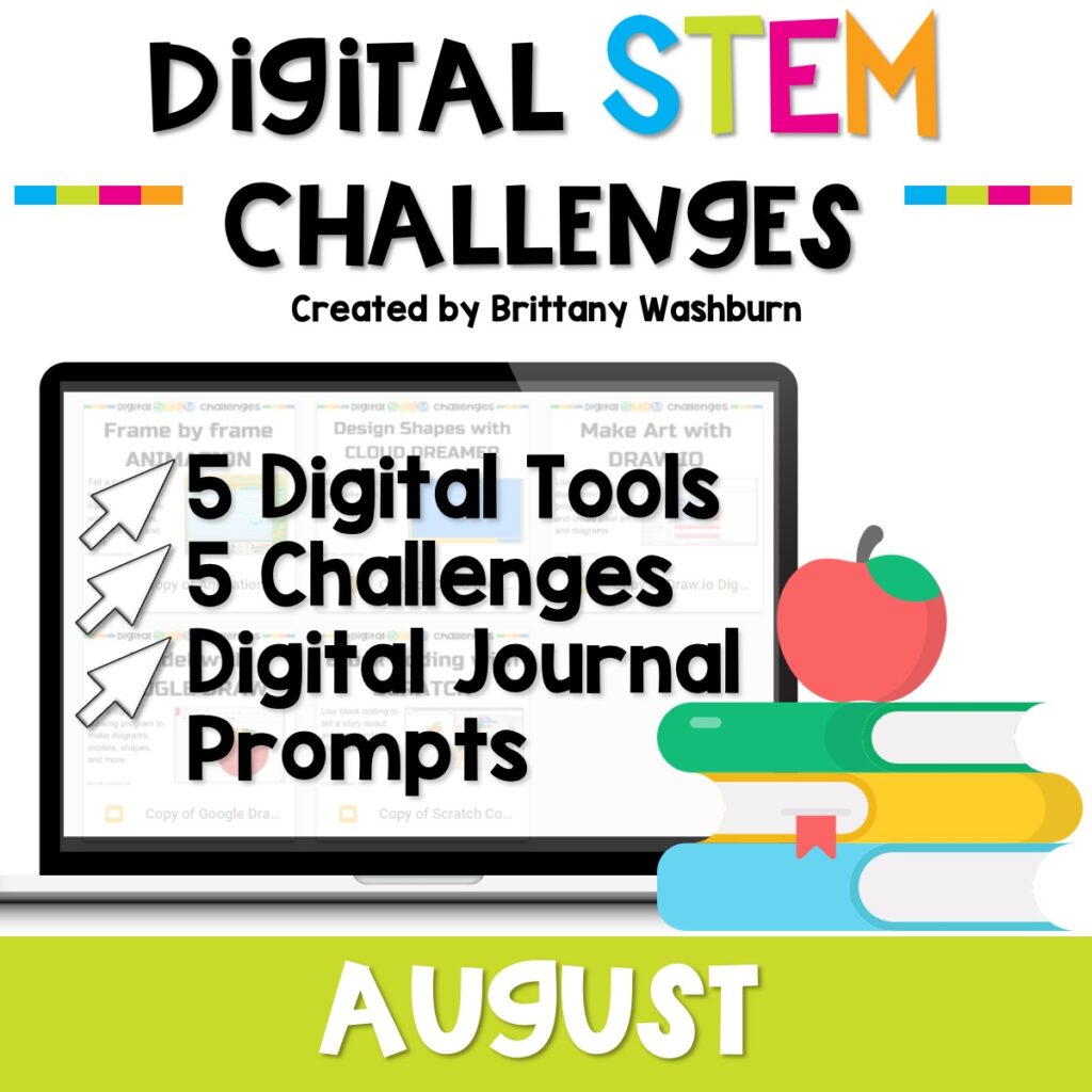 August Digital STEM Challenges