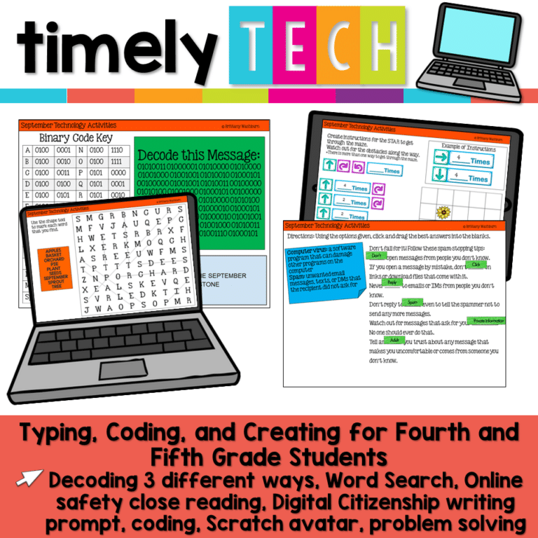 Timely Tech - 26 September Themed Technology Activities