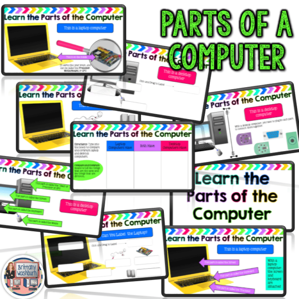 Label computer parts (4) Label computer parts (4)
