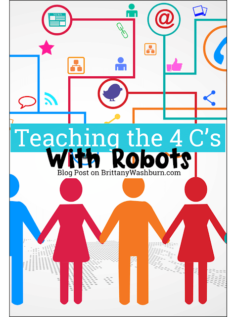 When thinking about teaching 21st century skills, the 4 C's are the pedagogy that come to mind. The 4 C's stand for Critical Thinking, Collaboration, Creativity, and Communication. I have a favorite activity in the computer lab that works on all 4 C's at once - Unplugged Coding.