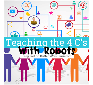 When thinking about teaching 21st century skills, the 4 C's are the pedagogy that come to mind. The 4 C's stand for Critical Thinking, Collaboration, Creativity, and Communication. I have a favorite activity in the computer lab that works on all 4 C's at once - Unplugged Coding.