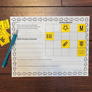 When thinking about teaching 21st century skills, the 4 C's are the pedagogy that come to mind. The 4 C's stand for Critical Thinking, Collaboration, Creativity, and Communication. I have a favorite activity in the computer lab that works on all 4 C's at once - Unplugged Coding.