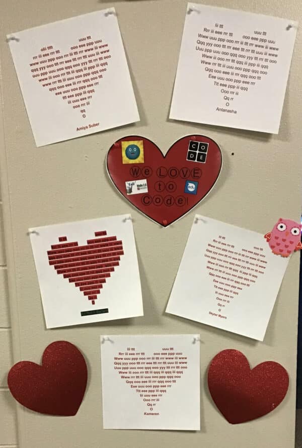 Valentines Text Formatting display Valentines Text Formatting display