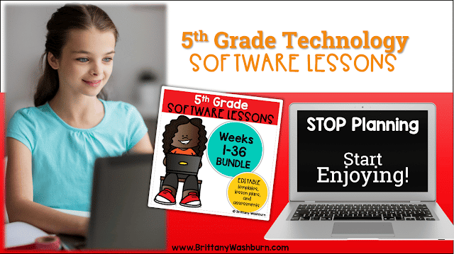 5th Grade Software Lessons for the Computer Lab