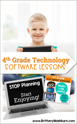 4th Grade Software Lessons for the Computer Lab