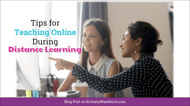 Tips for Teaching Online During Distance Learning