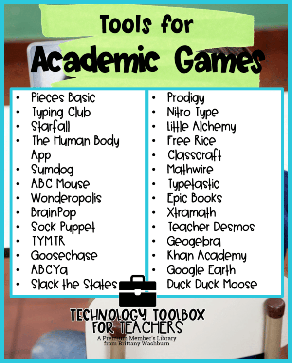 Technology Tools for Teachers Categories (2) Technology Tools for Teachers Categories (2)