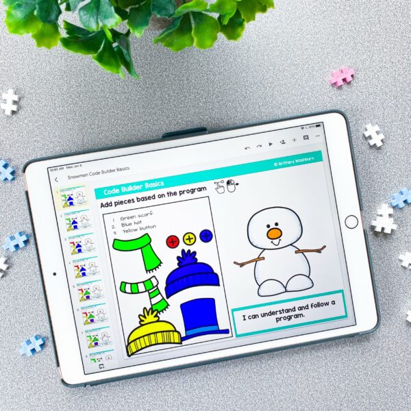 Dress a Snowman Coding ipad photos (4) Dress a Snowman Coding ipad photos (4)