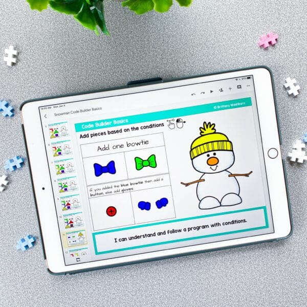 Dress a Snowman Coding ipad photos (3) Dress a Snowman Coding ipad photos (3)