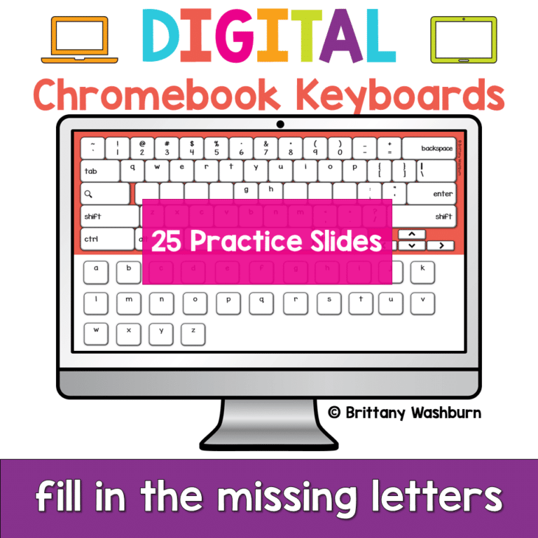 Digital Keyboard Practice Lowercase
