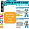 Coding Vocab Digital Breakout: Bug and Debug