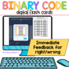Binary Code Digital Flash Cards