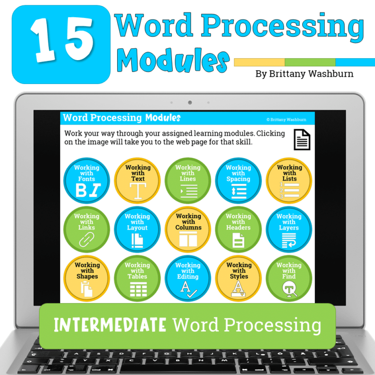 Word Processing Modules 1-5