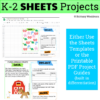 Google Sheets Projects for Grades K-2: 5 Types of Graphs