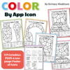 Technology Color By App Icons Printables