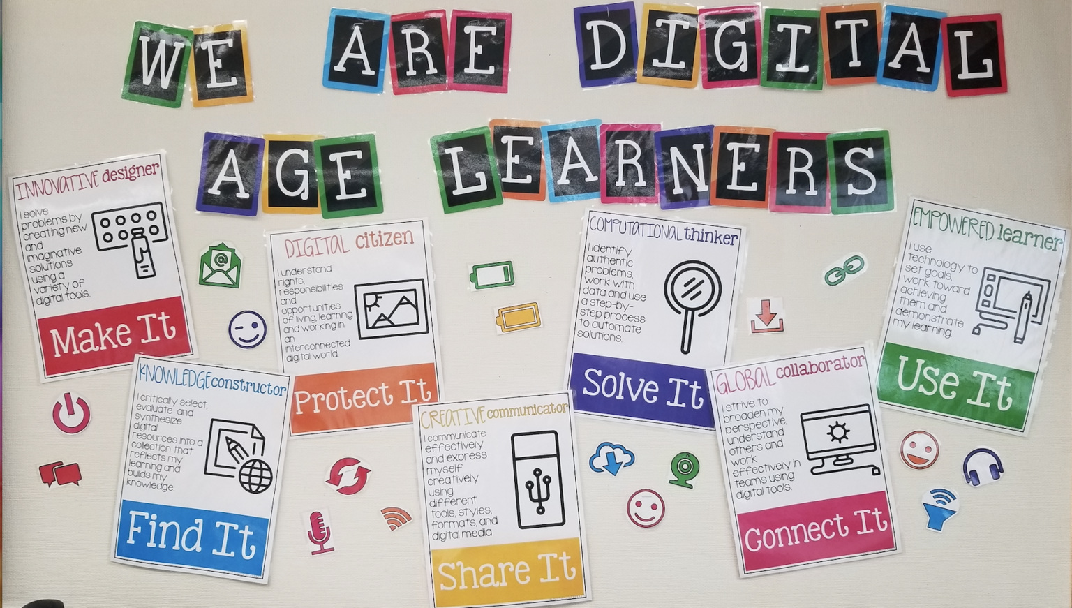 Technology Standards Display or Bulletin Board