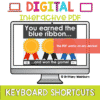 Keyboard Shortcuts Crayon Theme Interactive PDF