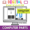 Computer Parts Crayon Theme Interactive PDF