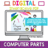 Computer Parts Crayon Theme Interactive PDF