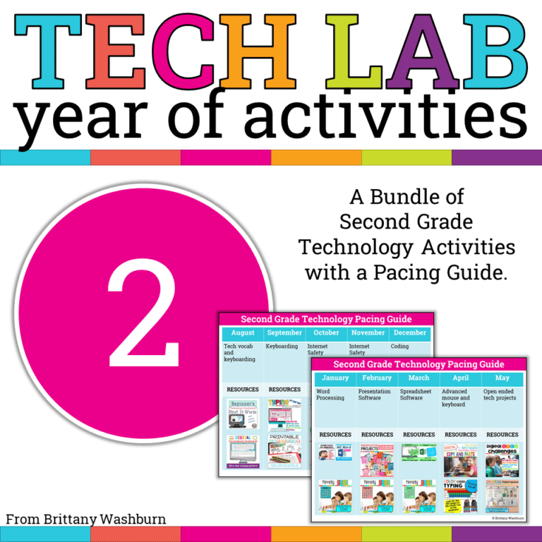 2nd Grade Technology Activities Bundle