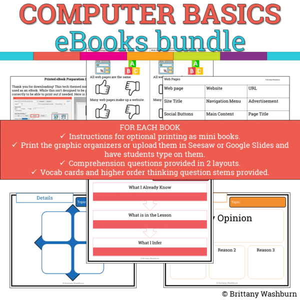 Computer Basics Booklets Bundle