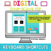 Keyboard Shortcuts Jellybean Theme Interactive PDF