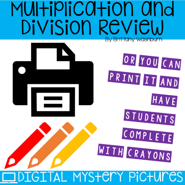 April DIGITAL Mystery Pictures for Multiplication and Division (6) April DIGITAL Mystery Pictures for Multiplication and Division (6)