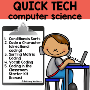 Computer Science Practice Activities Quick Tech 2nd Grade