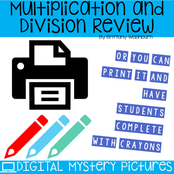 Back to school digital mystery pictures for multiplication and division practice (6) Back to school digital mystery pictures for multiplication and division practice (6)