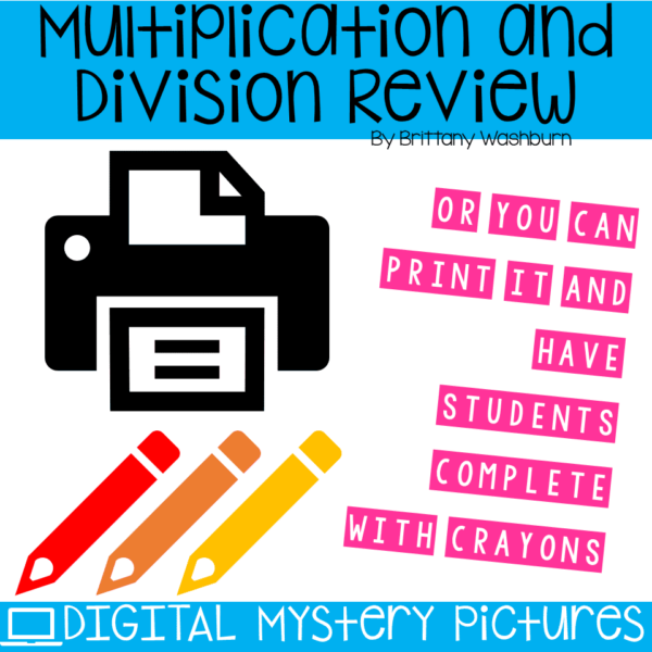 February Multiplication and Division Review DIGITAL Mystery Pictures (6) February Multiplication and Division Review DIGITAL Mystery Pictures (6)