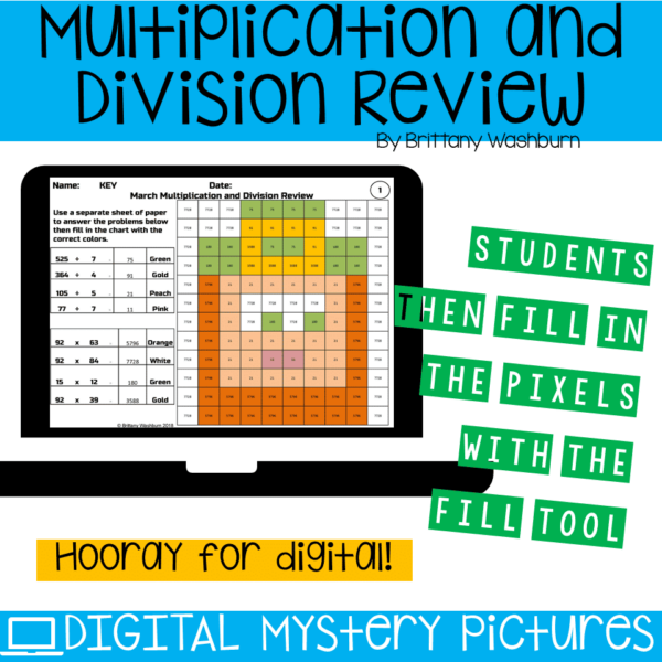 March DIGITAL Mystery Pictures Multiplication and Division (3) March DIGITAL Mystery Pictures Multiplication and Division (3)