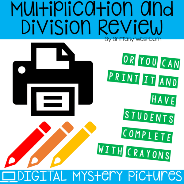 March DIGITAL Mystery Pictures Multiplication and Division (6) March DIGITAL Mystery Pictures Multiplication and Division (6)