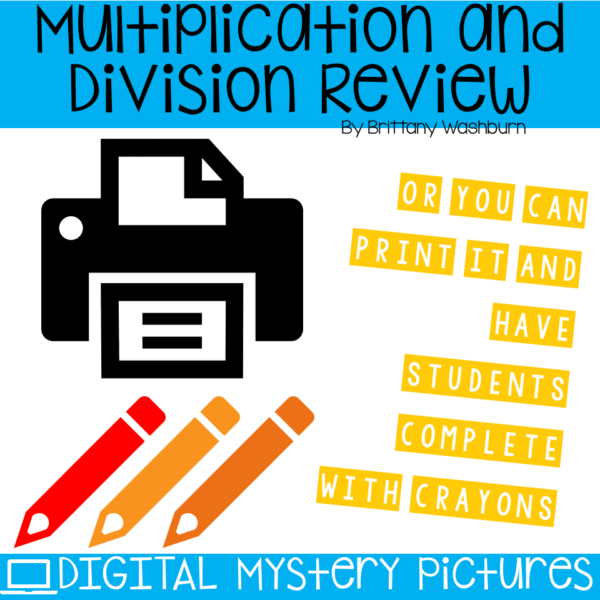 Fall Digital Mystery Pictures for Multiplication and Division Review (6) Fall Digital Mystery Pictures for Multiplication and Division Review (6)