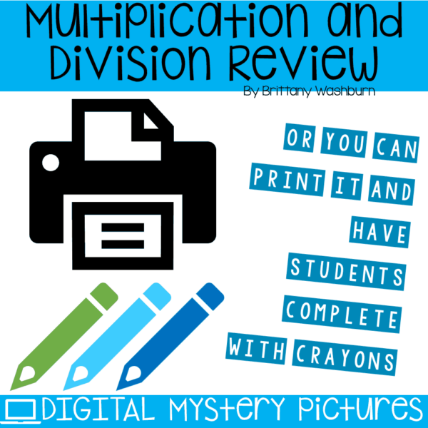 Winter DIGITAL Mystery Pictures for Multiplication and Division Review (6) Winter DIGITAL Mystery Pictures for Multiplication and Division Review (6)