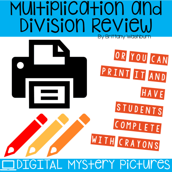 Camping Theme Digital Mystery Pictures for Multiplication and Division (6) Camping Theme Digital Mystery Pictures for Multiplication and Division (6)