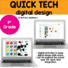 Digital Design Activities Quick Tech 1st Grade