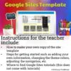 Google Site Template for Computer Lab Classes | Units Format