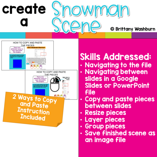 Winter Snowman Scene Digital Glyph (3) Winter Snowman Scene Digital Glyph (3)