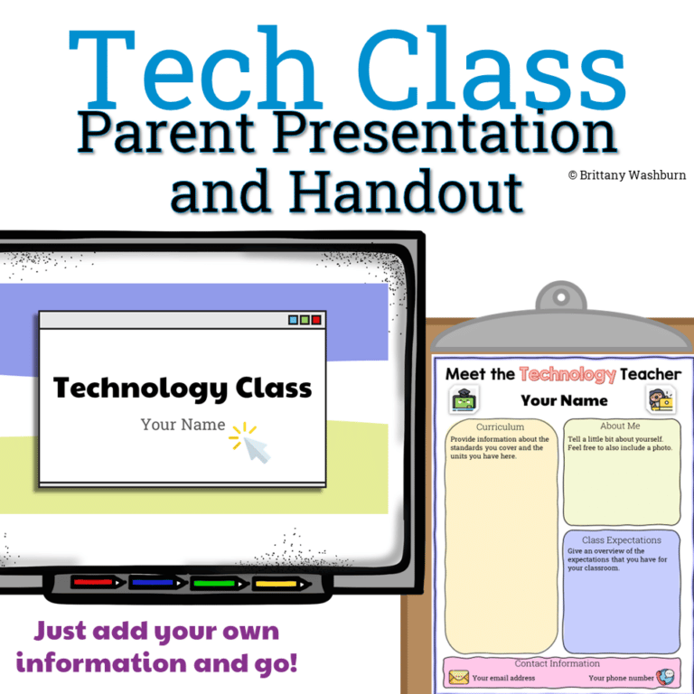 Technology Teacher Organization Bundle