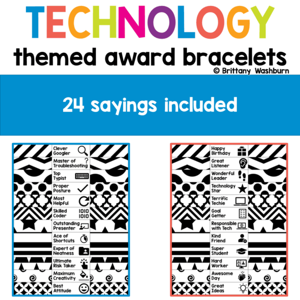Technology themed award bracelets (4) Technology themed award bracelets (4)