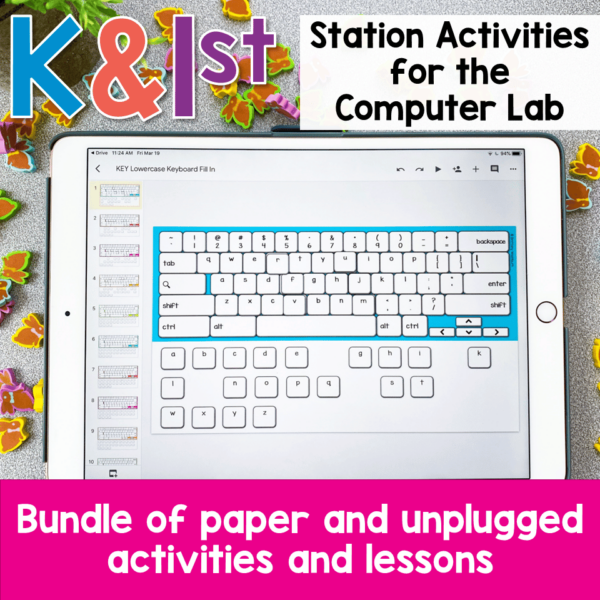 Computer Lab Station Activities for K and 1st (4) Computer Lab Station Activities for K and 1st (4)
