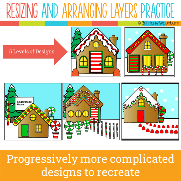 Gingerbread House graphic design lesson (4) Gingerbread House graphic design lesson (4)