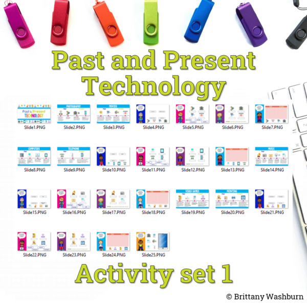 Past and present technology digital activities (4) Past and present technology digital activities (4)