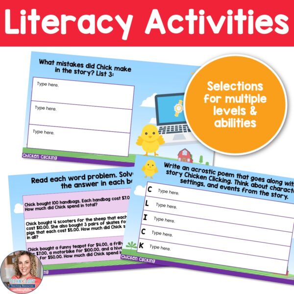 Chicken clicking book companion activities (1) Chicken clicking book companion activities (1)