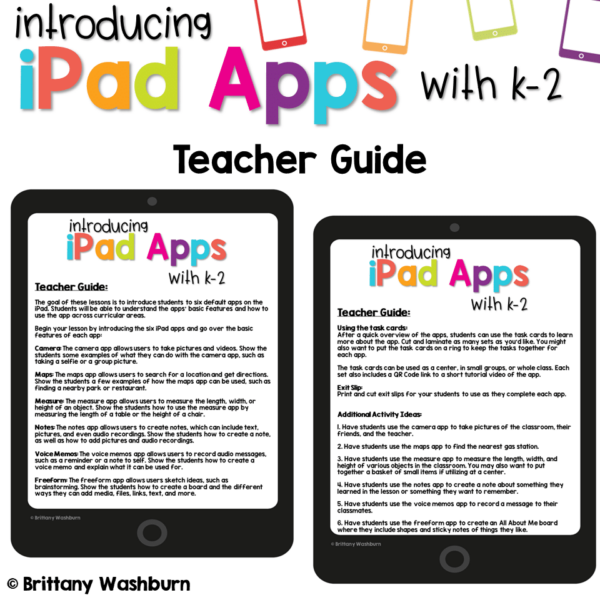iPad app tutorials and task cards (2) iPad app tutorials and task cards (2)
