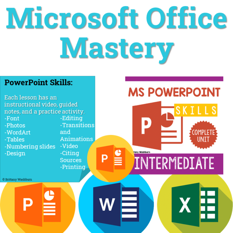Master Microsoft Office Software Lessons Bundle